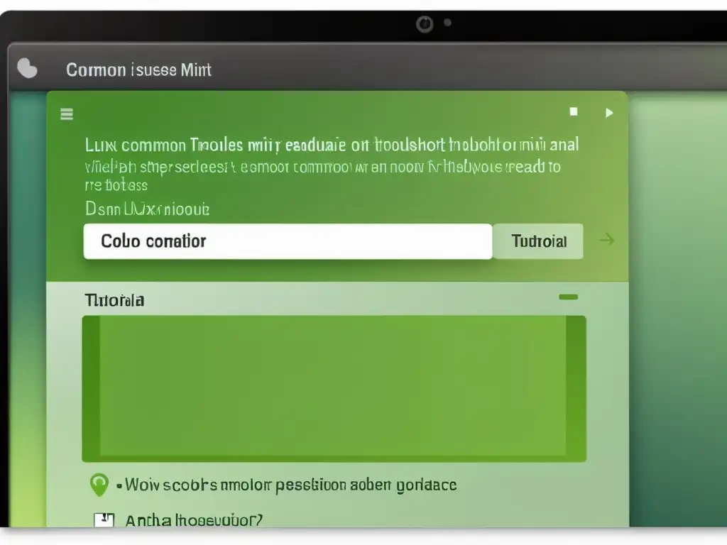 Imagen detallada de pantalla con tutorial paso a paso para novatos en Unix en Linux Mint