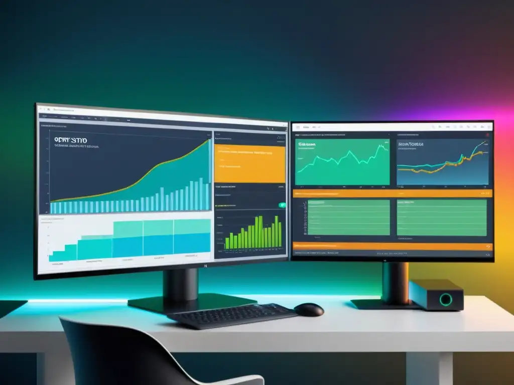 Imagen 8k de integración de sistemas con Talend Open Studio: flujo de datos vibrante y automatización dinámica