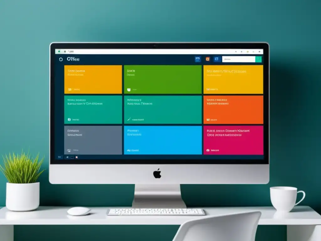 Una imagen de alta resolución muestra la interfaz moderna y profesional de una suite ofimática de código abierto
