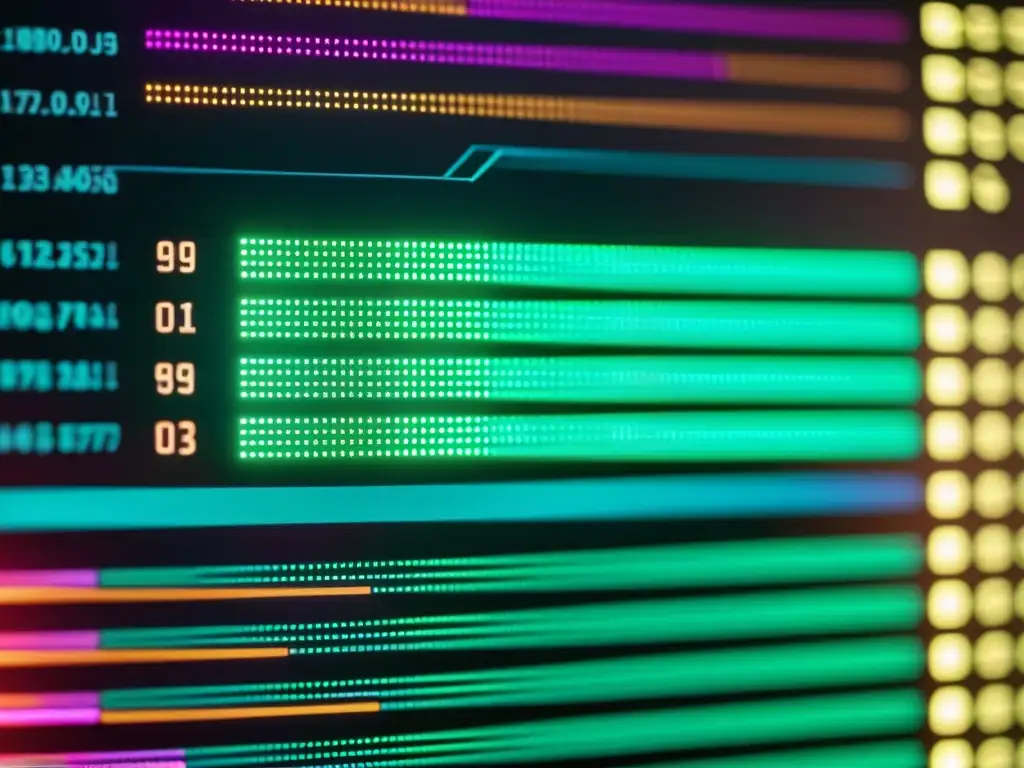 Algoritmo de IA de código abierto: Futurista y Profesional Una imagen de alta resolución de una pantalla de computadora mostrando líneas de código para un algoritmo de inteligencia artificial de código abierto