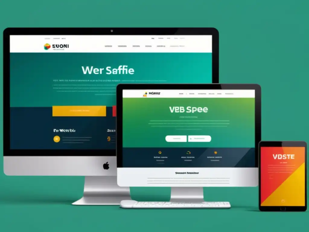 Imagen de sitio web moderno y eficiente en múltiples dispositivos
