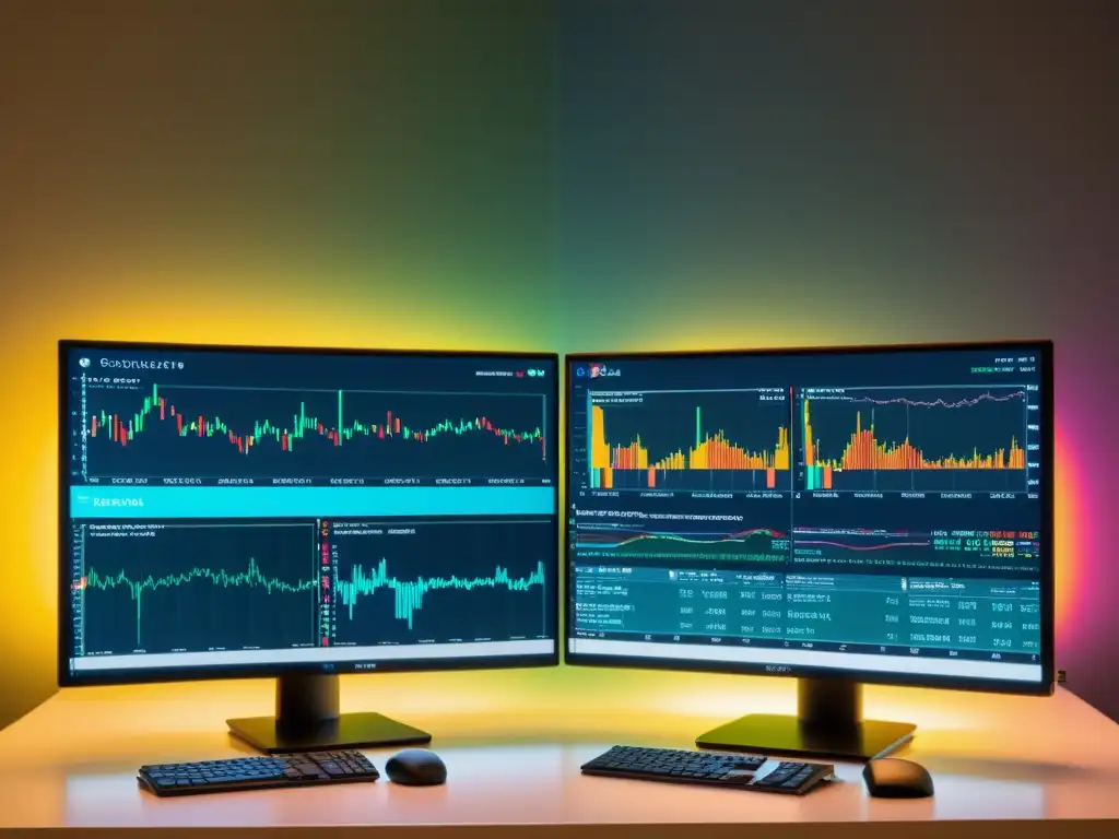 Comparación de LibreSSL y OpenSSL: Código y Métricas Una impactante comparación de rendimiento entre LibreSSL y OpenSSL, con líneas de código y visualizaciones de métricas en dos pantallas de ordenador