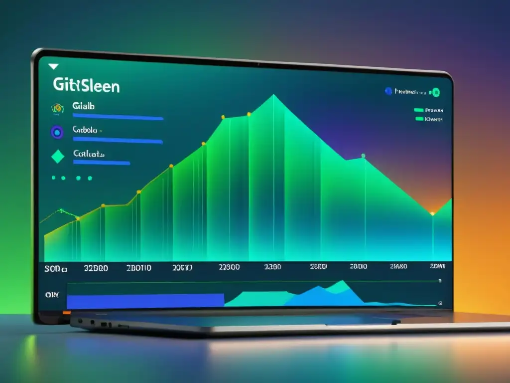 Una impresionante comparativa de GitLab vs GitHub en una interfaz de pantalla dividida