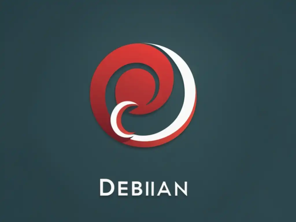 Una impresionante imagen en 8k del entorno de escritorio de Debian, destacando su diseño moderno y elegante, con íconos de alta resolución y una barra de tareas limpia y organizada