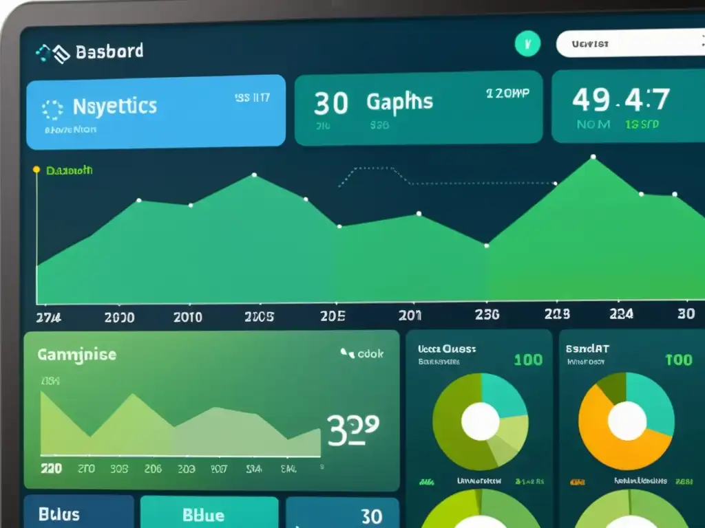 Una interfaz de análisis moderna y elegante para CMS Open Source con gráficos y datos en tiempo real