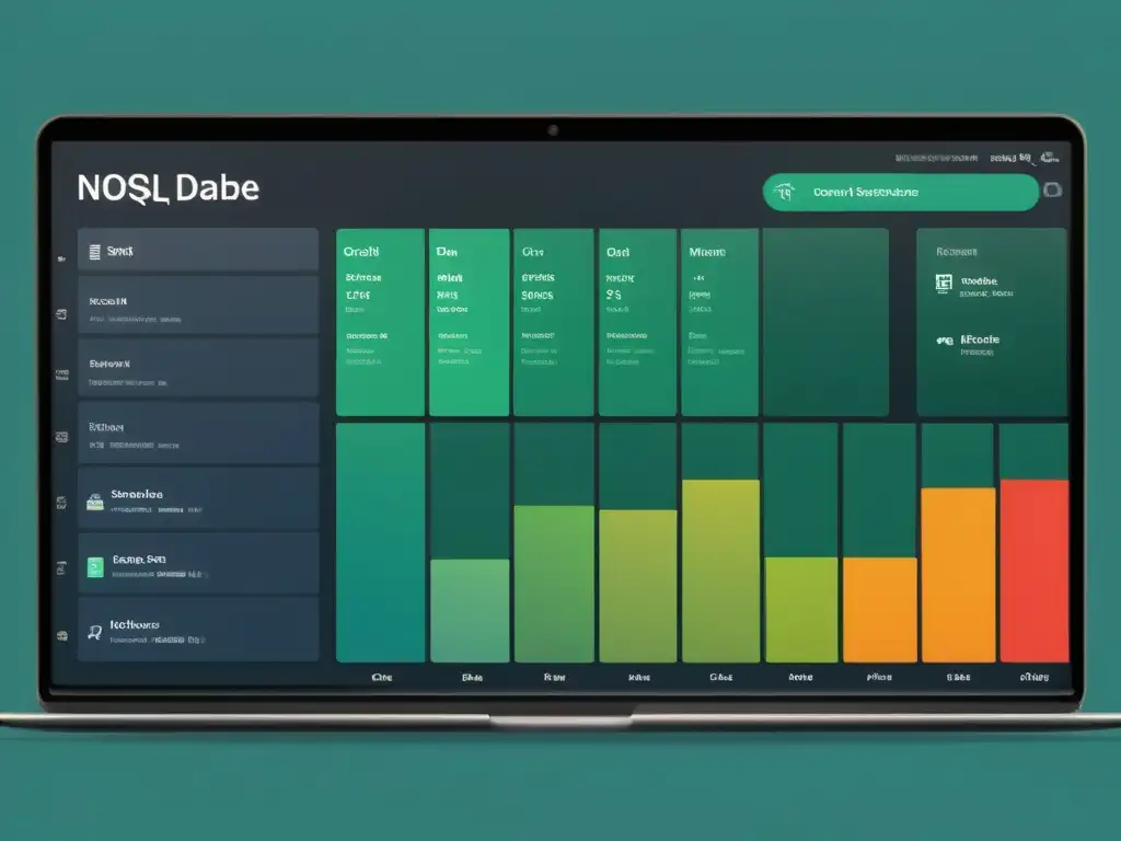 Interfaz de gestión de base de datos NoSQL de código abierto, moderna y amigable, con visualizaciones de datos atractivas y navegación fluida