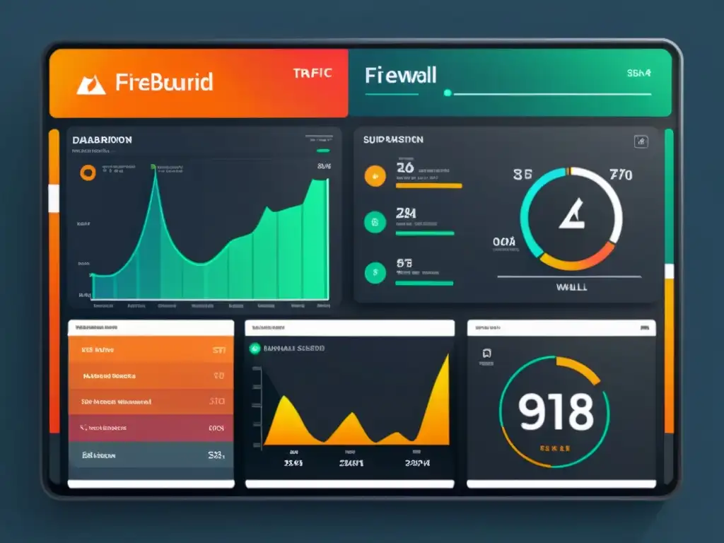 Interfaz de aplicación de código abierto para firewall con visualización de tráfico en tiempo real y configuraciones personalizables