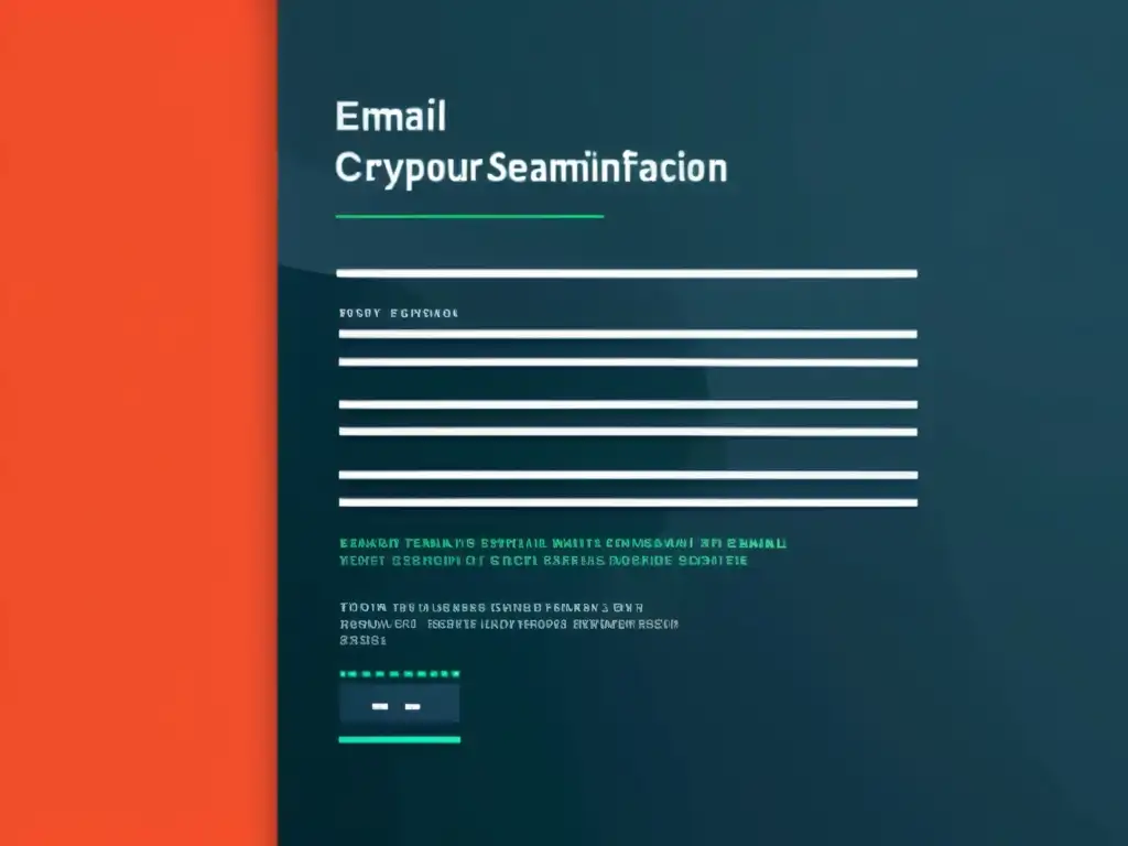 Interfaz de email moderna con herramientas criptografía open source para emails seguros y firmas digitales