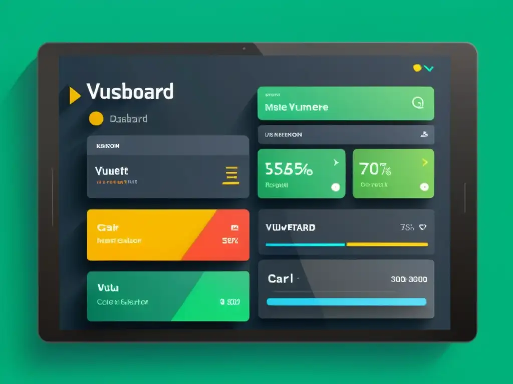 Interfaz de usuario moderna y atractiva en Vuetify para Vue Interfaz estética con Vuetify para Vue