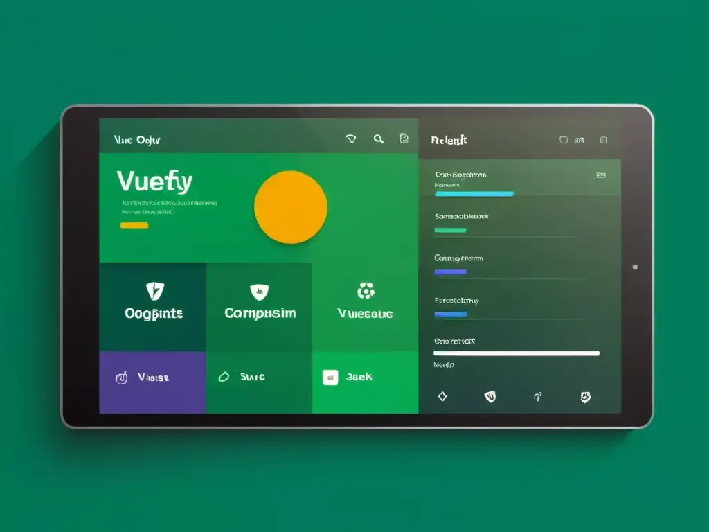 Interfaz moderna y profesional de Vuetify para Vue Interfaz moderna y estética con Vuetify para Vue
