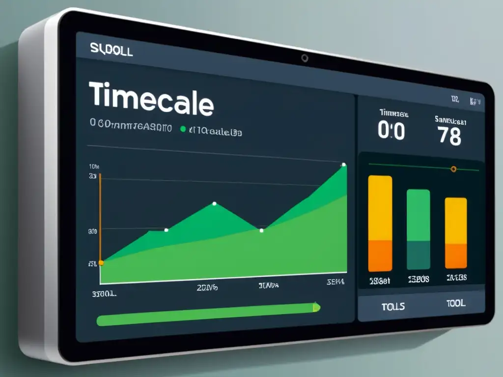 Interfaz moderna para el manejo eficiente de series temporales con TimescaleDB en pantalla