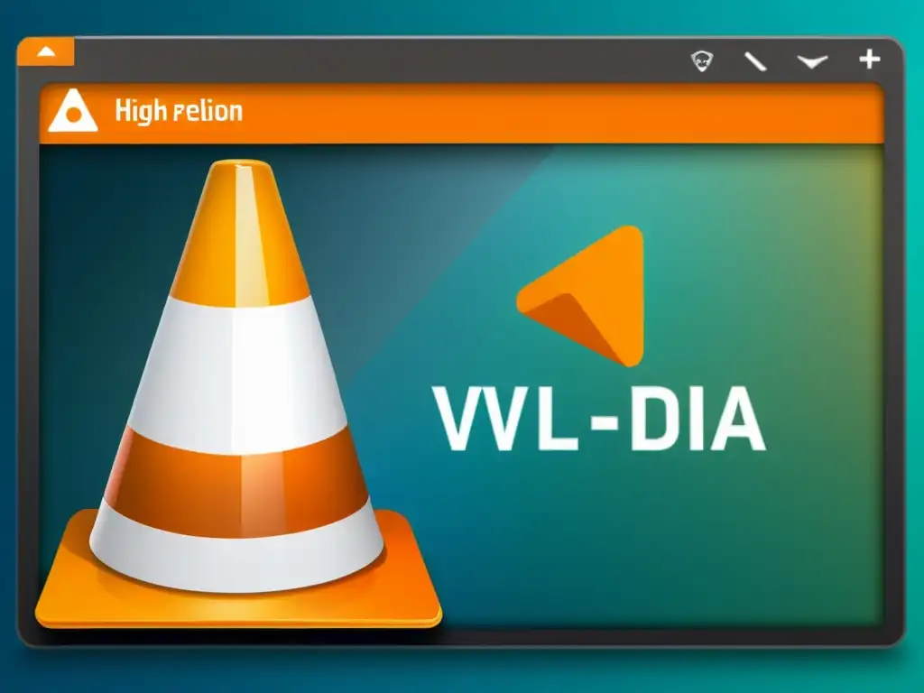 Interfaz moderna y vibrante del reproductor multimedia VLC Media Player, reflejando su impacto en la industria