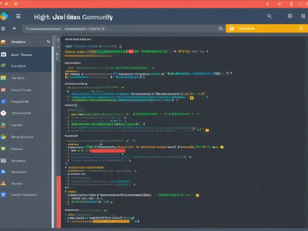 Interfaz personalizada de IntelliJ IDEA Community para desarrolladores de Android