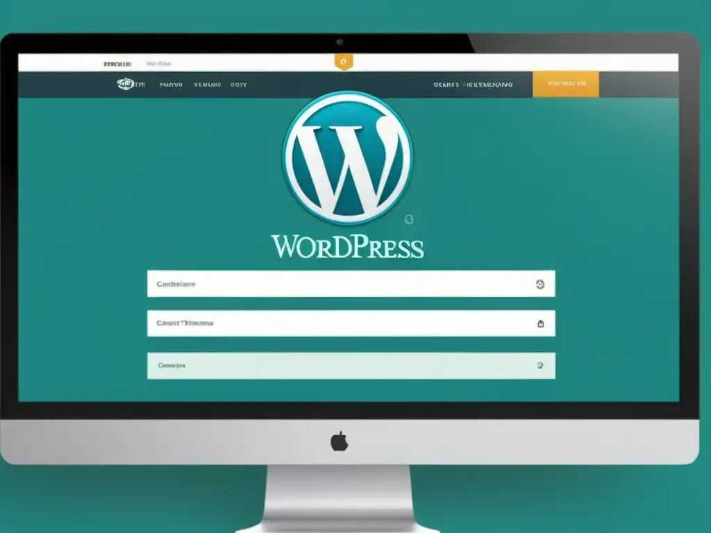 Interfaz personalizada de WordPress en 8k, con colores vibrantes y opciones de personalización