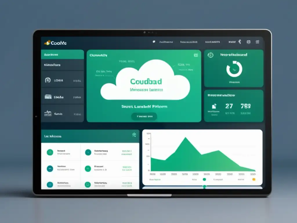 Interfaz de plataforma de código abierto para Machine Learning: dashboard amigable y herramientas de visualización de datos
