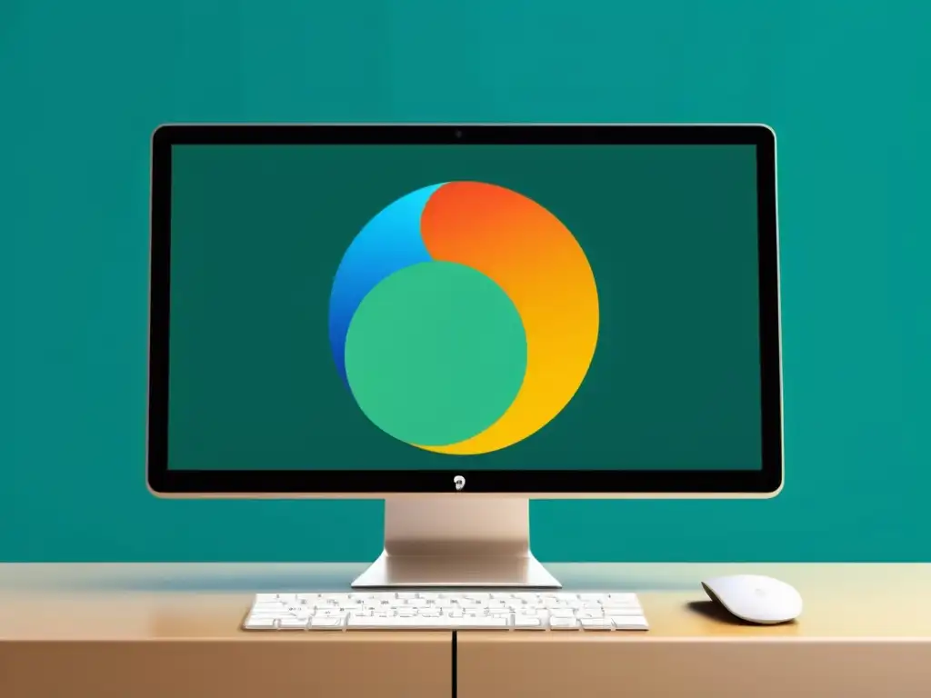Interfaz de plataforma de eLearning en Linux con diseño moderno y colores vibrantes, ofreciendo una experiencia educativa dinámica