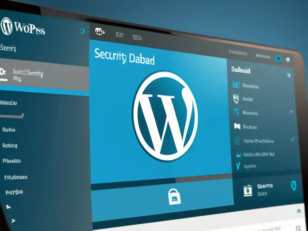Una interfaz de plugin de seguridad de WordPress moderna y elegante