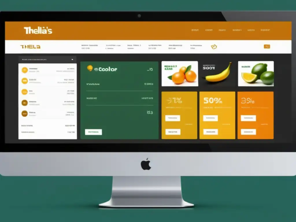 Interfaz de tienda virtual de Thelia con diseño moderno y amigable, destacando las ventajas de utilizar Thelia en ecommerce