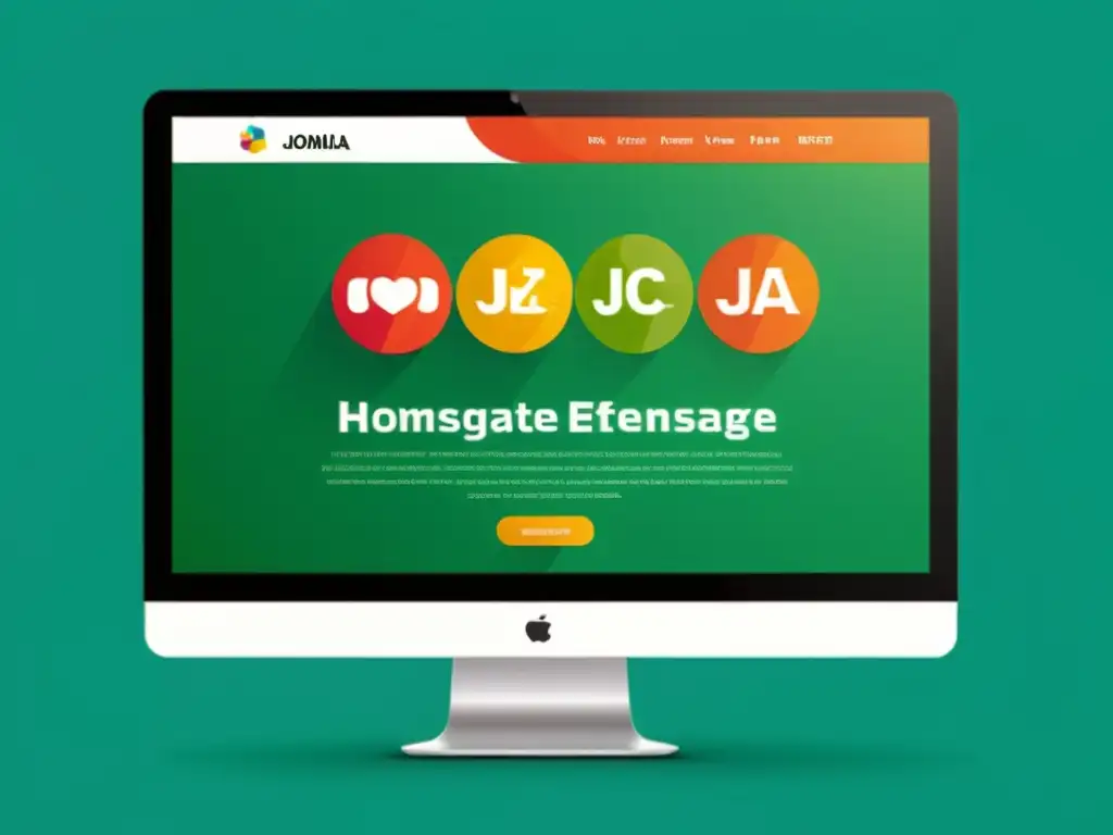 Una interfaz web moderna y dinámica con las mejores extensiones Joomla para sitios web, diseño innovador y funcionalidad impactante
