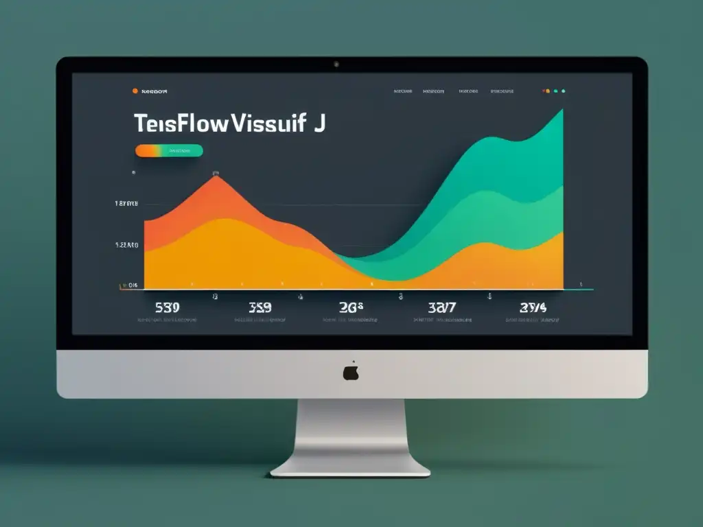 Interfaz web moderna con visualización dinámica de TensorFlow