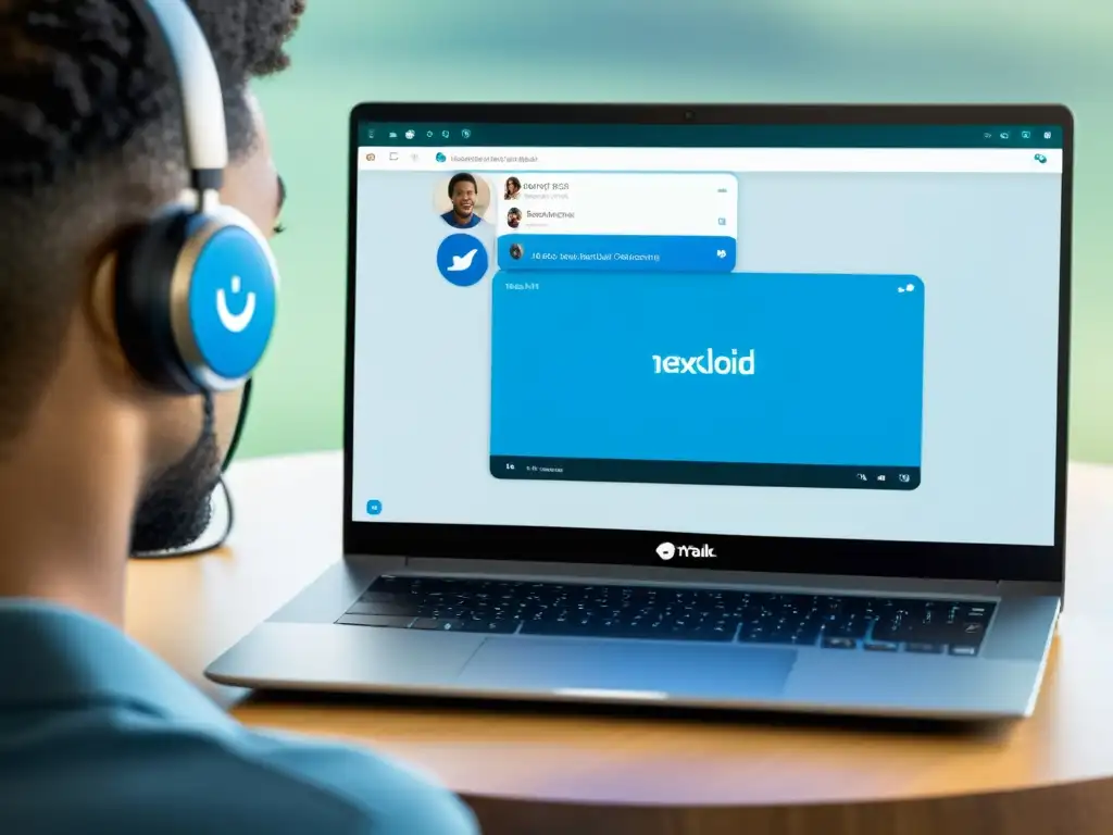 Una llamada de video segura en Nextcloud Talk, con indicadores de conexión encriptada y funciones de chat seguro