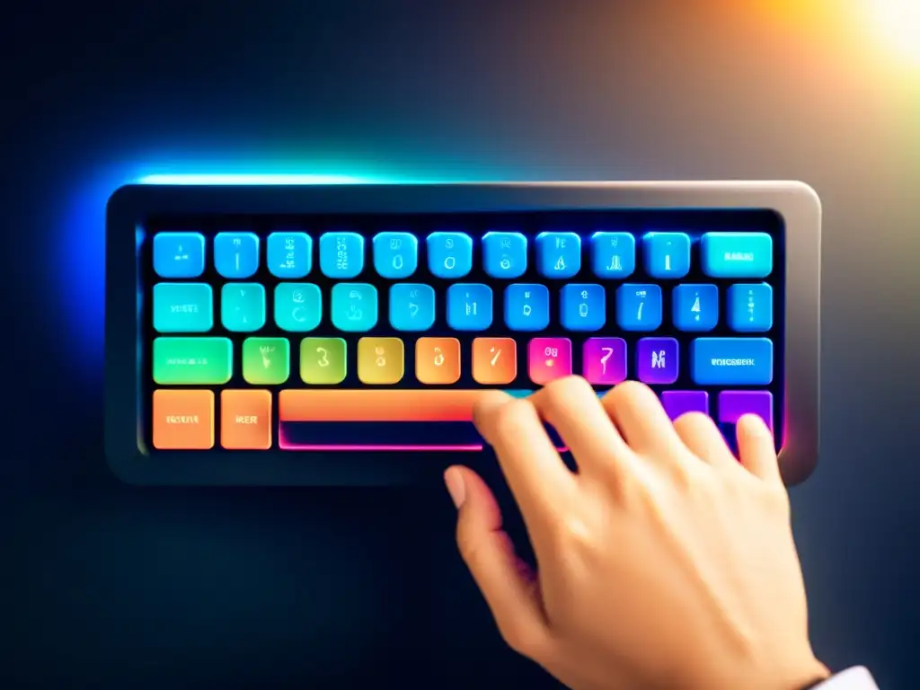 Programador en acción: Aptana Studio en alta resolución Mano de desarrollador tecleando en un teclado moderno, con código vibrante en pantalla en Aptana Studio