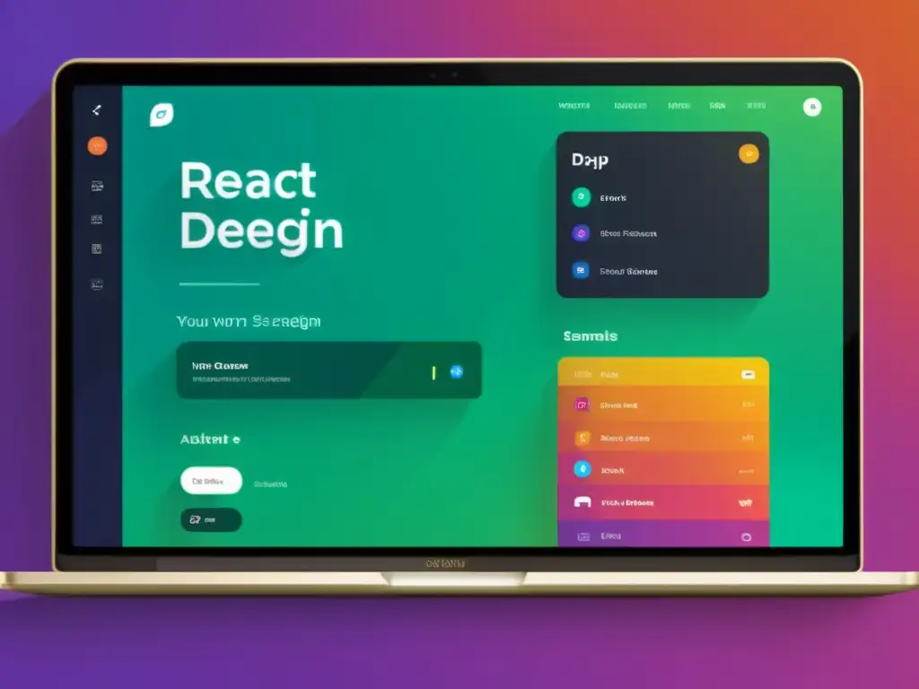 Implementa Diseño Material Design en Proyectos React: Interfaz web moderna, vibrante y profesional con transiciones suaves y diseño limpio