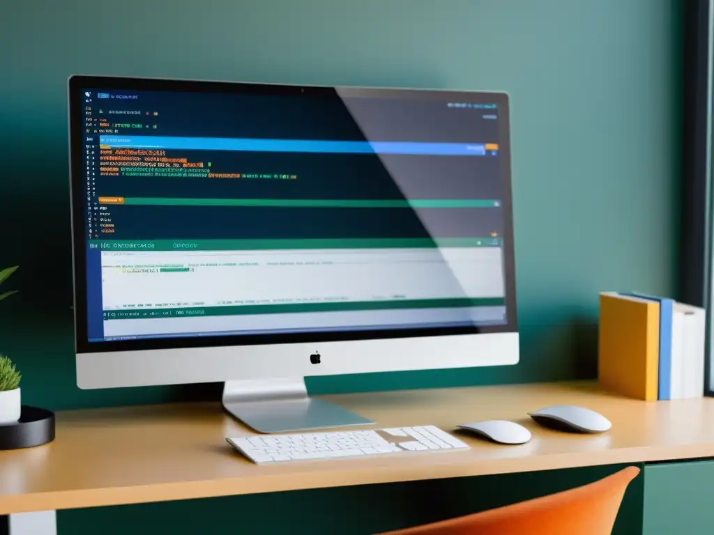 Un moderno y minimalista editor de código abierto en un entorno profesional y acogedor