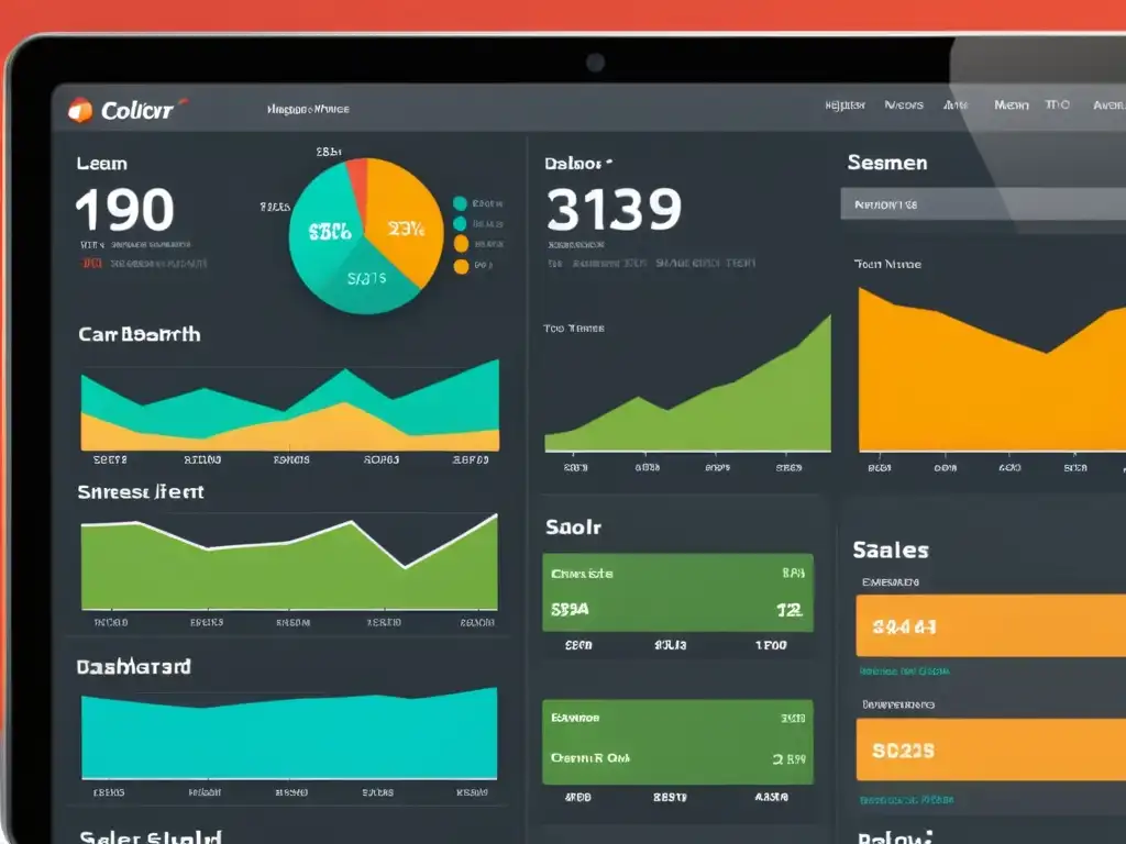 Un moderno panel de control de Magento destaca las mejores prácticas de gestión de clientes, con herramientas intuitivas y visualizaciones dinámicas