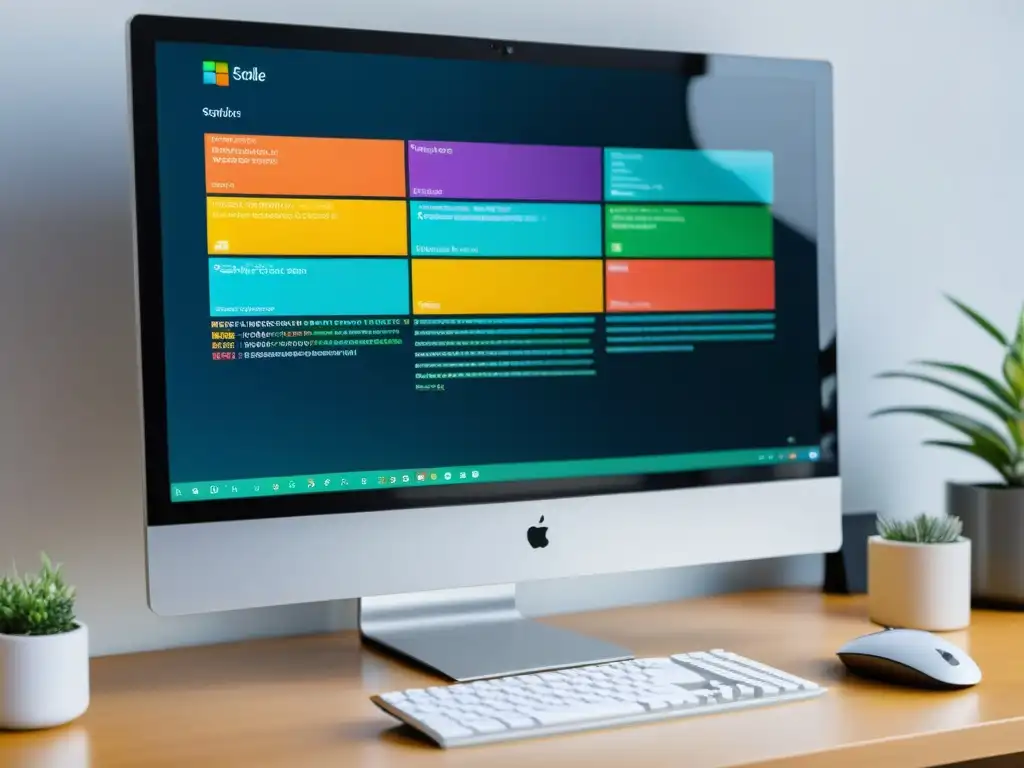 Un monitor moderno muestra ventanas de código variadas, reflejando la versatilidad del Editor de código multilenguaje SlickEdit