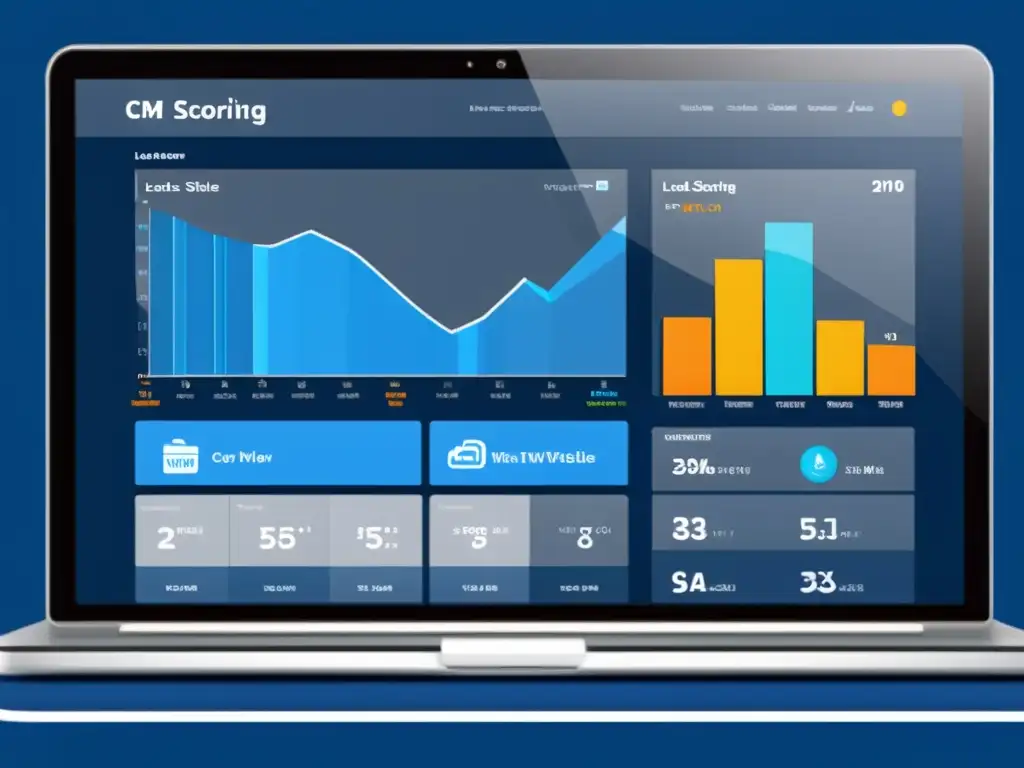 Panel de control CRM de código abierto con características esenciales: puntuación de leads, campañas de email, segmentación de clientes y análisis de rendimiento