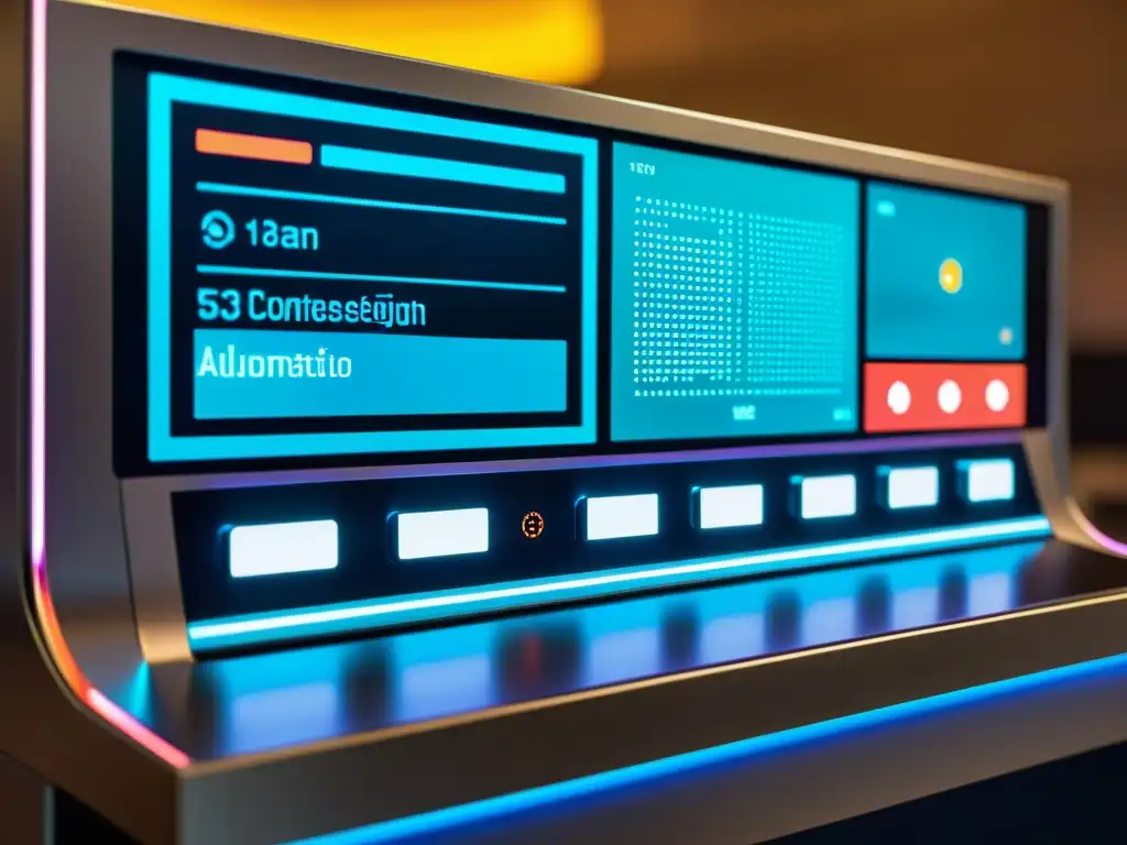 Panel de control futurista con automatización open source para equipos ágiles