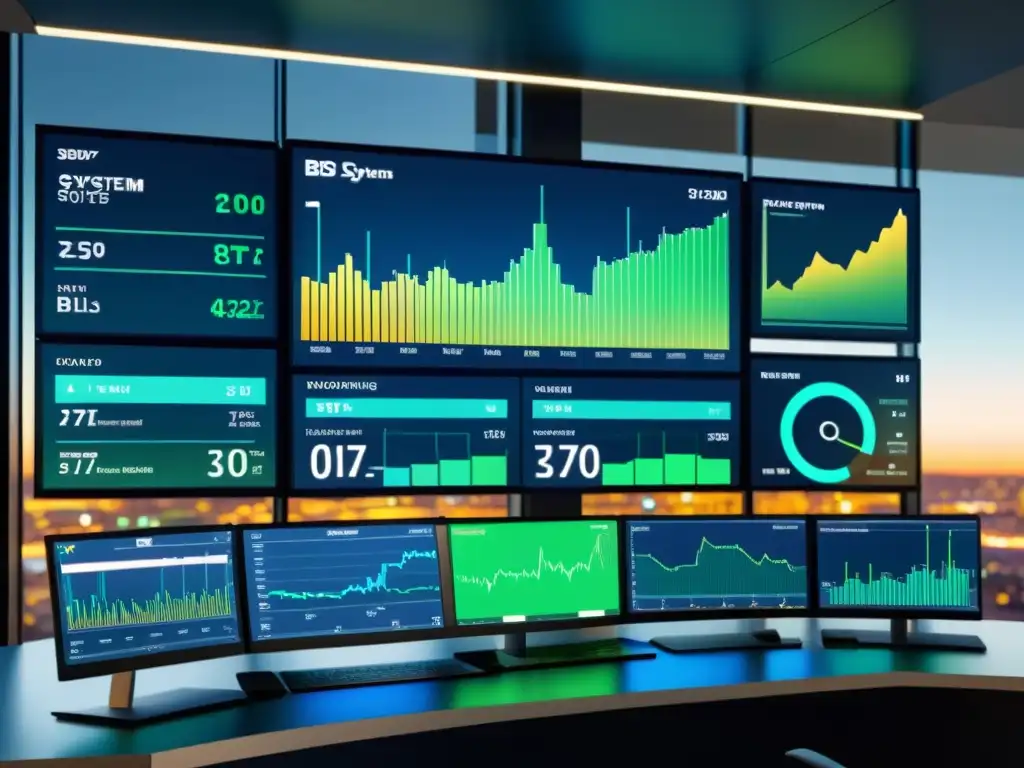 Un panel de control futurista para sistemas BSD con gráficos brillantes y una vista de ciudad tecnológica