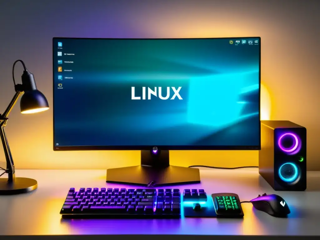 Configuración personalizada del kernel de Linux para optimización de juegos en una impresionante y moderna configuración de computadora