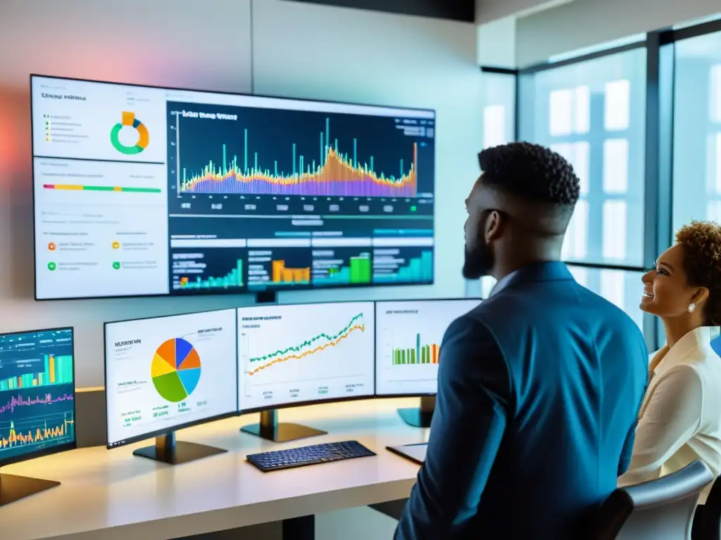 Profesionales analizan visualización de datos con herramientas de código abierto en ambiente colaborativo y dinámico