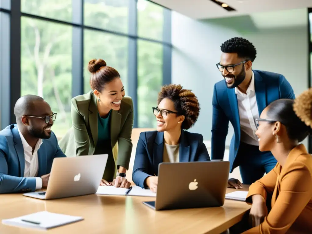 Profesionales colaborando en un proyecto digital de código abierto