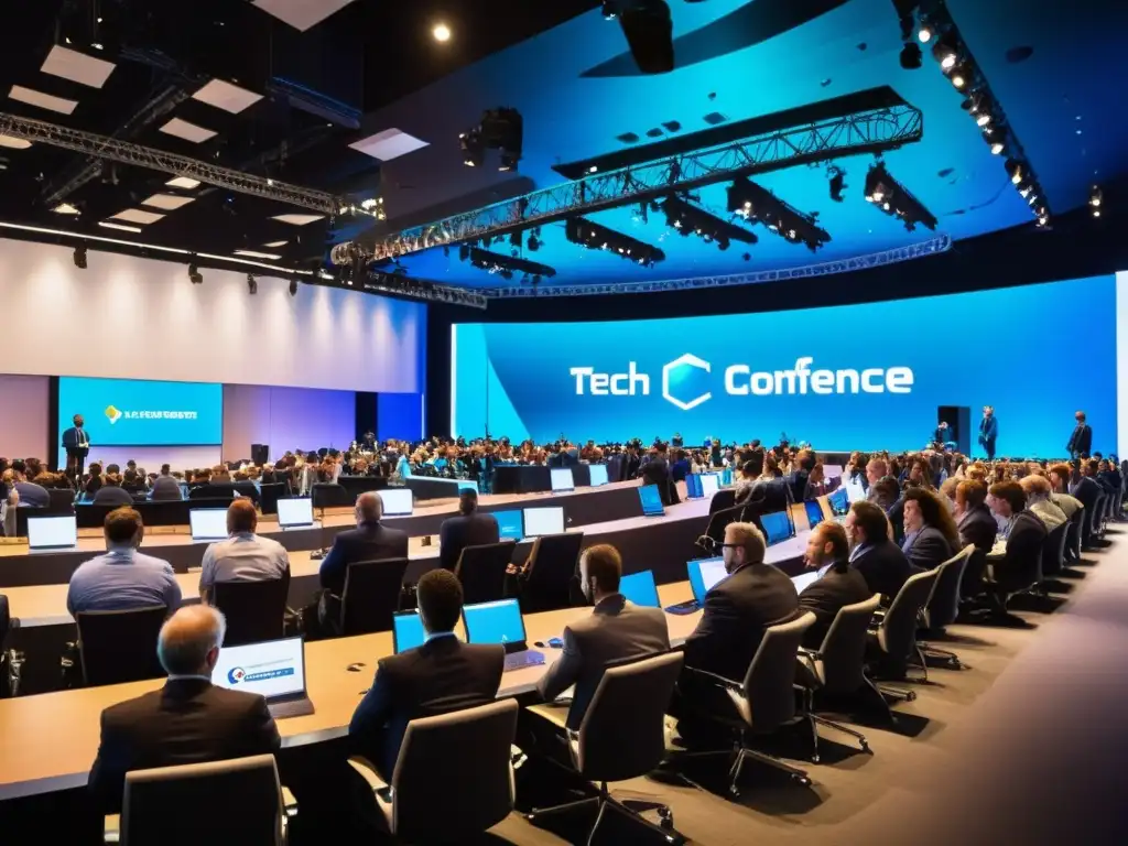 Pruebas de carga con JMeter en conferencia tecnológica: energía, innovación y diversidad en un ambiente moderno y dinámico