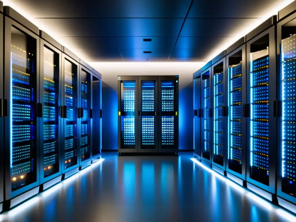 Una sala de servidores moderna y ordenada con sistemas operativos BSD evolución historia