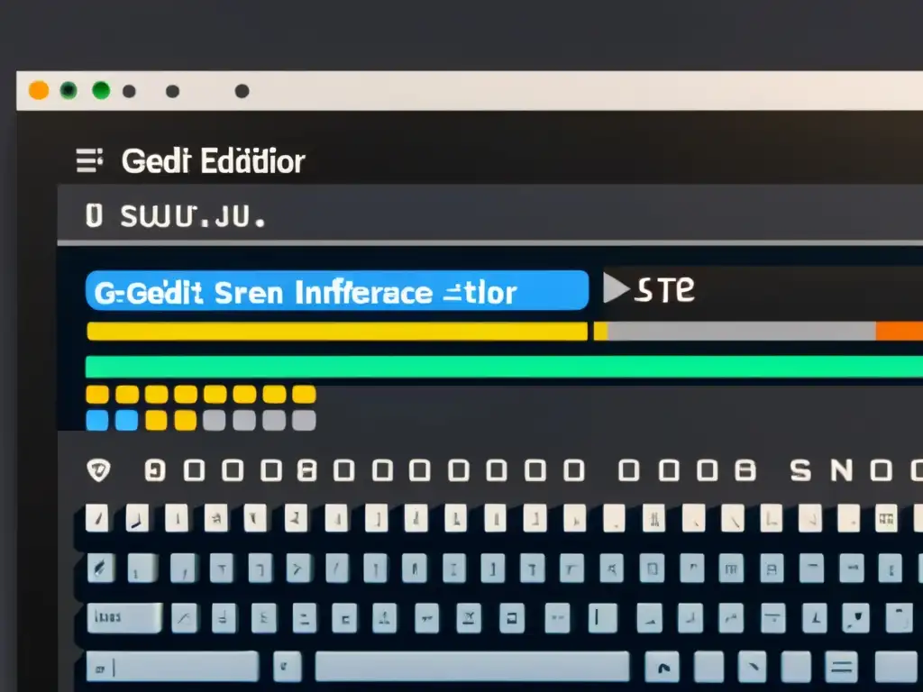 Explorando los secretos ocultos de Gedit: interfaz moderna, código detallado y versatilidad en múltiples pestañas