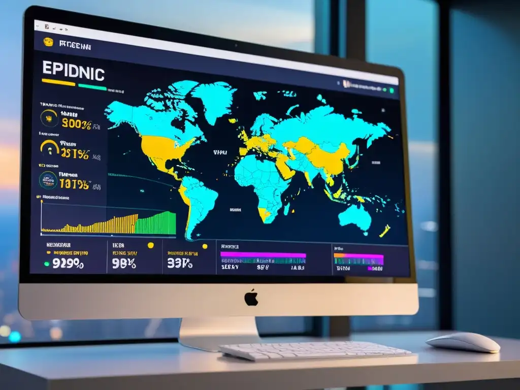 Software de código abierto para brotes epidémicos: Interfaz futurista e intuitiva con visualizaciones dinámicas de datos en tiempo real