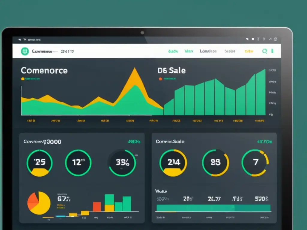 Tablero de análisis de datos para plataformas de comercio electrónico open source con visualizaciones y gráficos interactivos de alto rendimiento