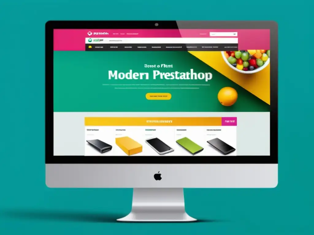 Una tienda PrestaShop moderna y elegante con exhibición de productos llamativos y una interfaz amigable