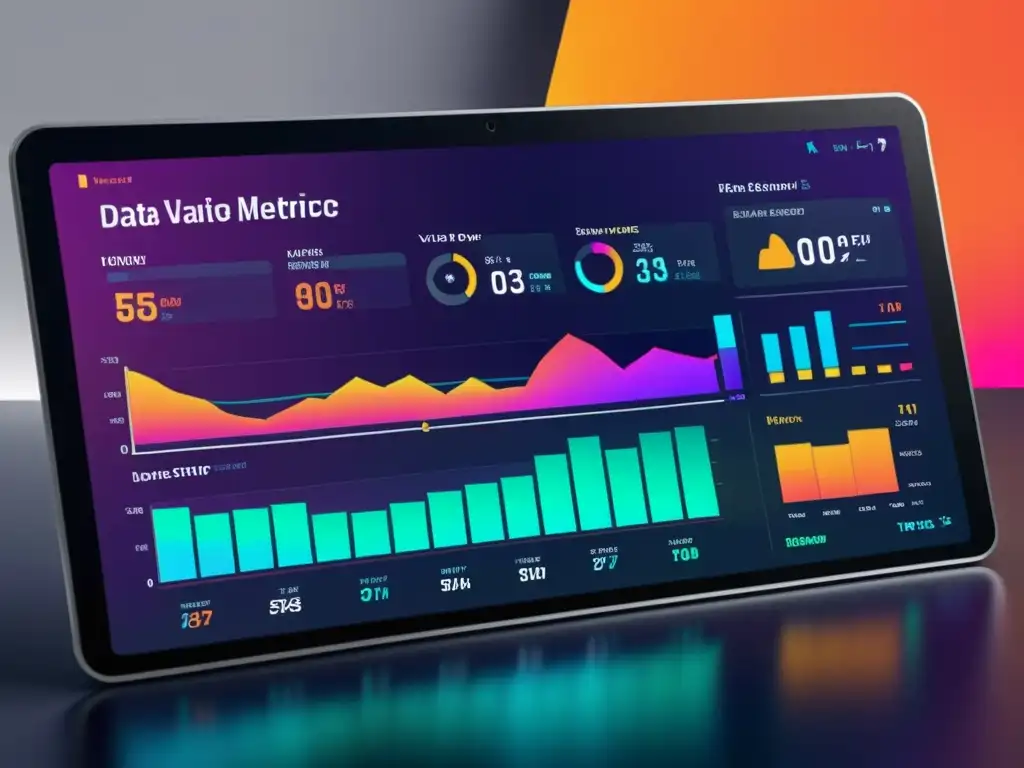 Dashboard futurista con visualizaciones dinámicas Vibrante dashboard futurista con visualizaciones de datos en tiempo real con Prometheus y Grafana