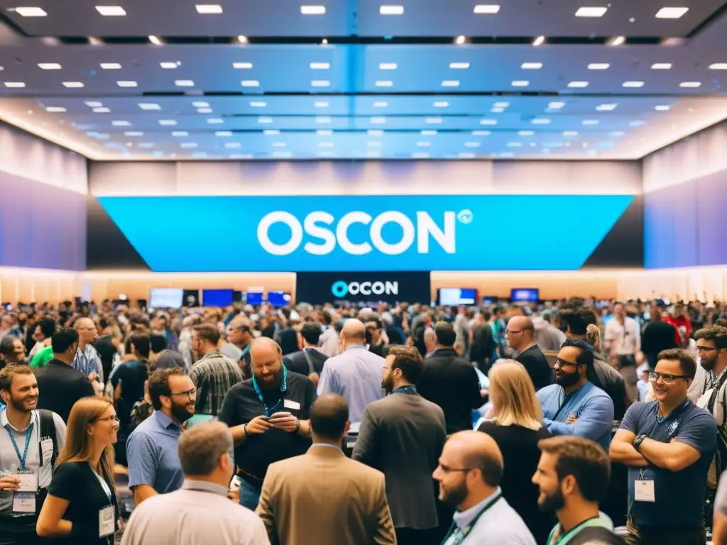 Vibrante convención OSCON, intercambio de ideas y tecnologías de vanguardia en un entorno moderno