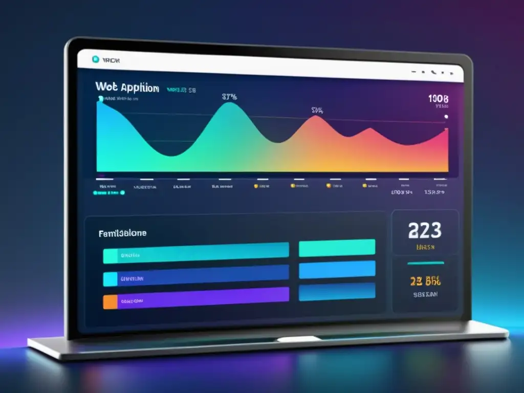 Vibrante panel de monitoreo de aplicaciones web con herramientas open source