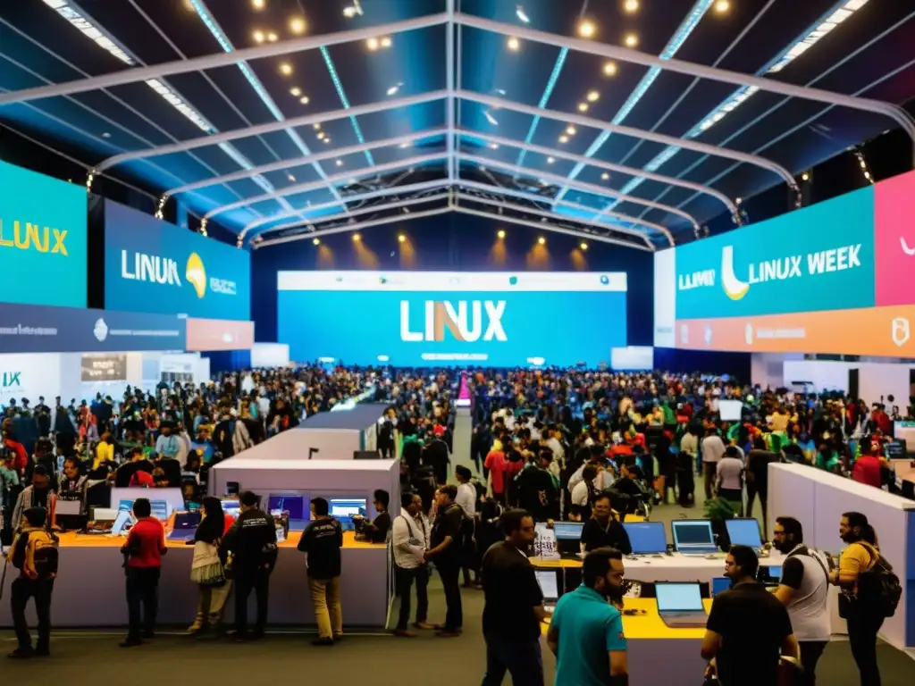 Una vista vibrante del Linux Week en América Latina: un evento imperdible de software abierto