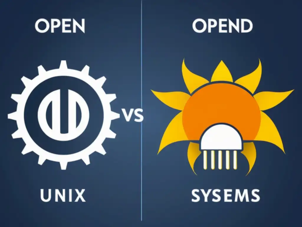 Comparación visual de OpenBSD y otros sistemas Unix, destacando su seguridad en el software de código abierto