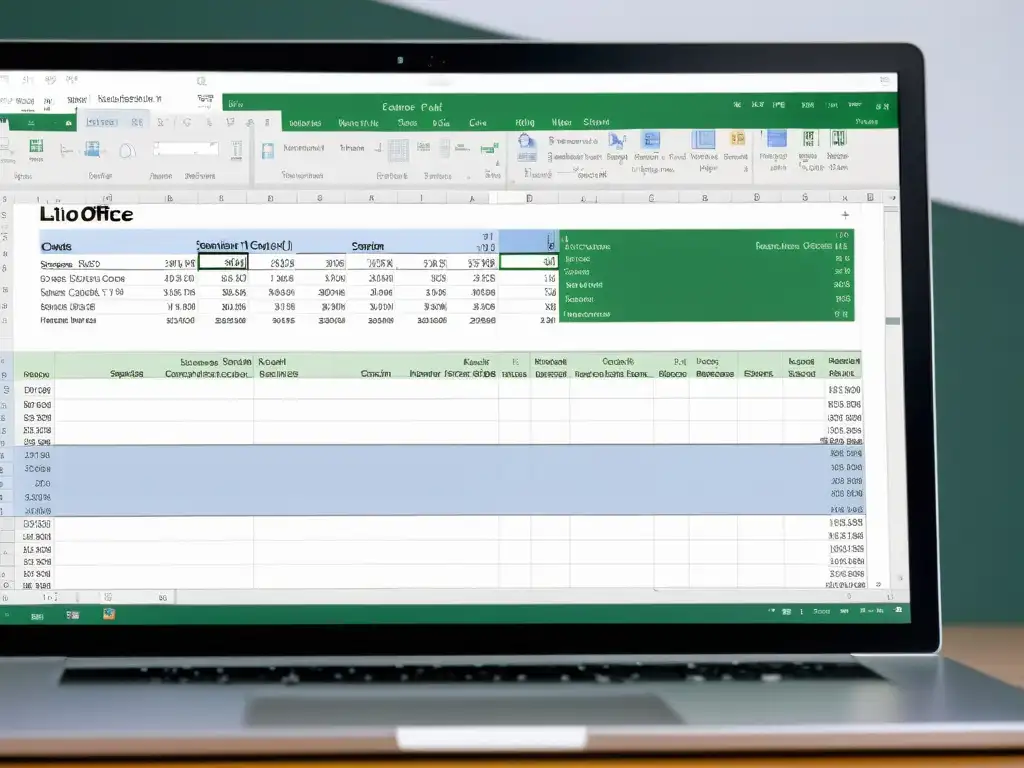 Comparación Excel vs Comparación visual de LibreOffice Calc y Microsoft Excel, destacando la transición para el público profesional y educativo